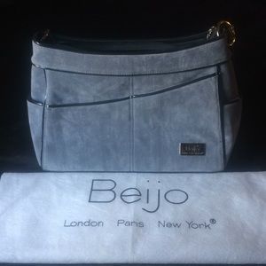 Beijo “Sophicated Lady” Gray Handbag